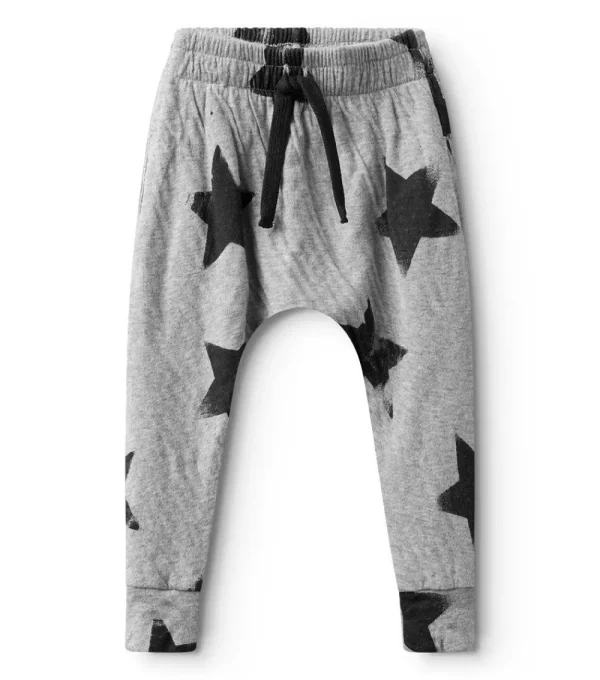 NUNUNU Soft Faded Star Baggy Pants