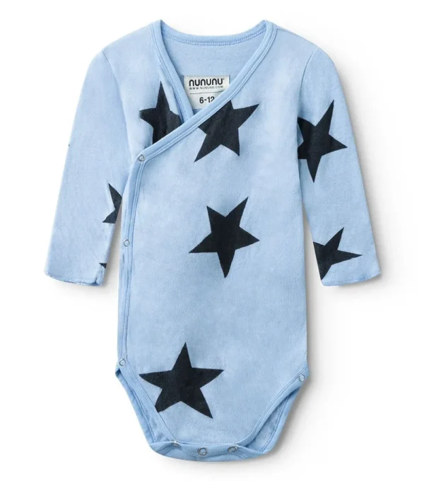 NUNUNU Soft Star Envelope Onesie