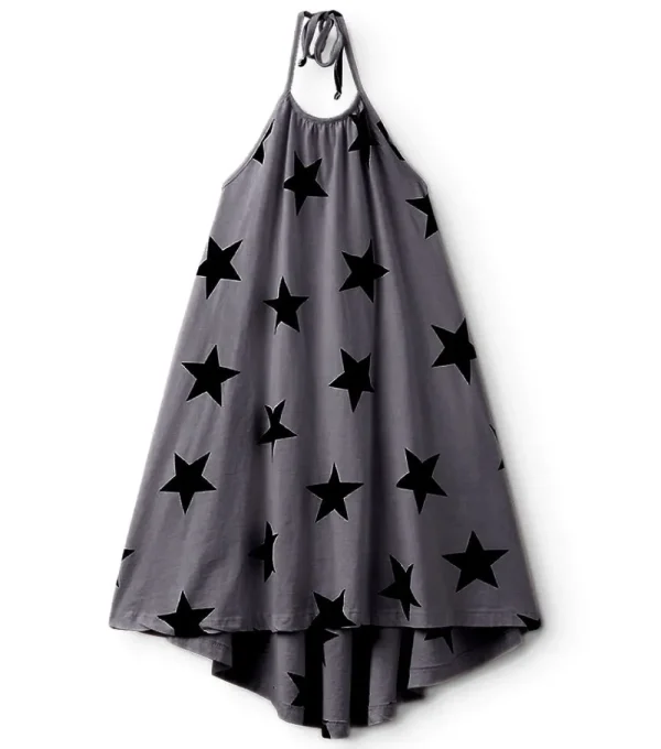 NUNUNU Star Collar Dress