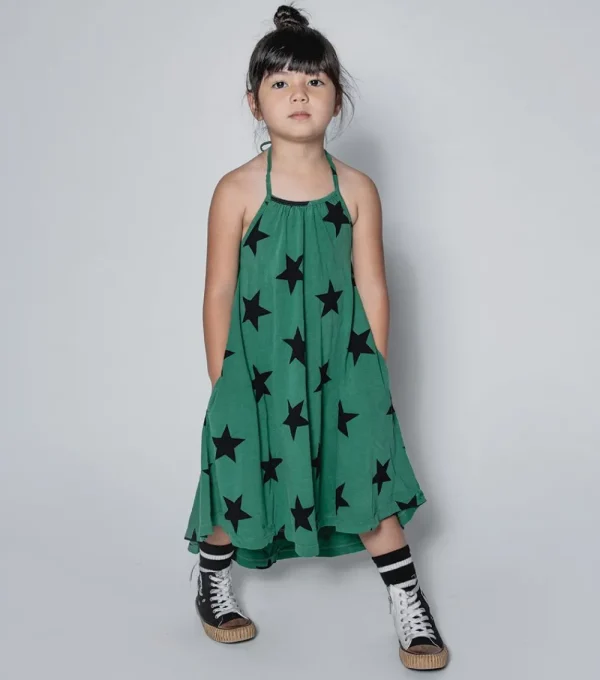 NUNUNU Star Collar Dress