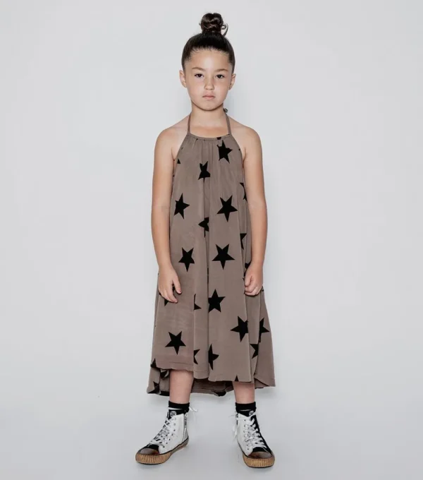 NUNUNU Star Collar Dress