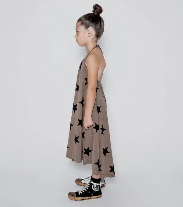 NUNUNU Star Collar Dress