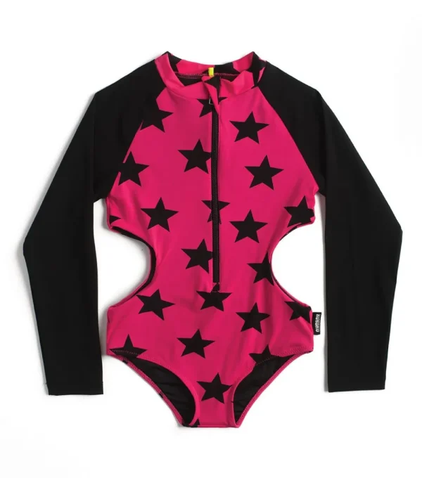 NUNUNU Star Cut-Out Swimsuit