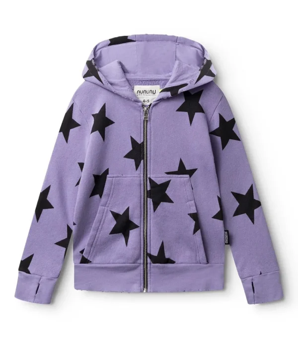 NUNUNU Star Light Zip Hoodie