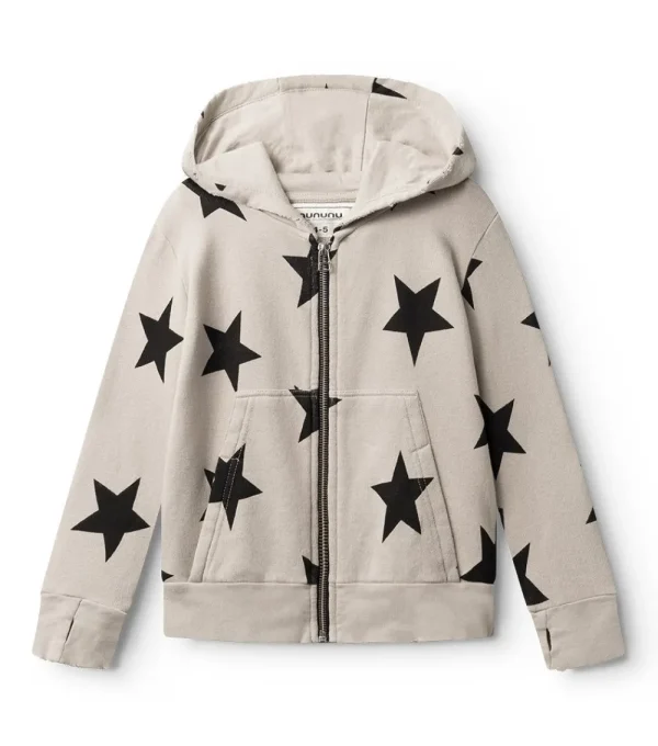 NUNUNU Star Light Zip Hoodie