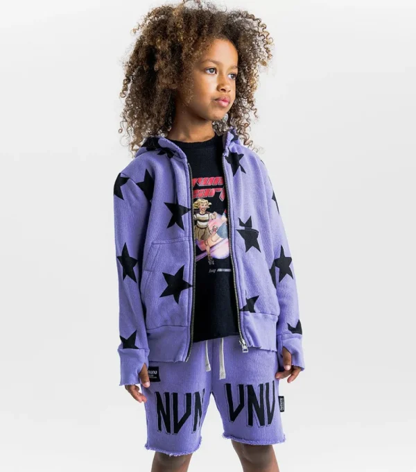 NUNUNU Star Light Zip Hoodie