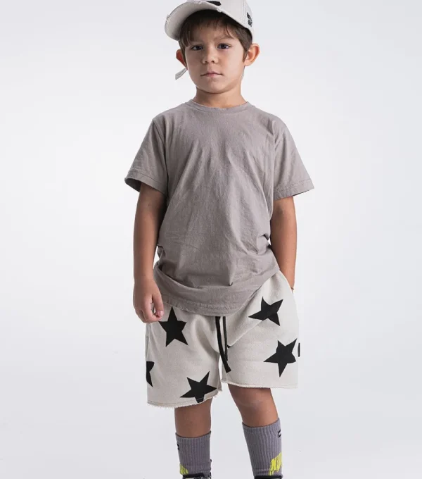 NUNUNU Star Rounded Sweatshorts