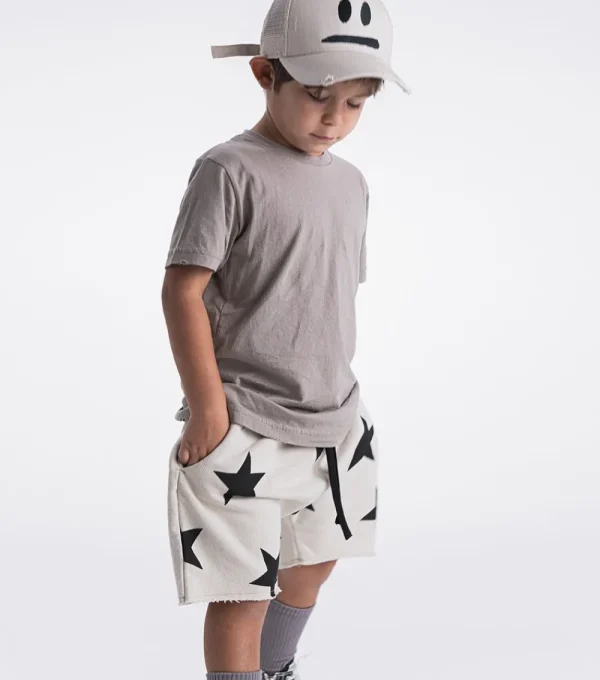 NUNUNU Star Rounded Sweatshorts