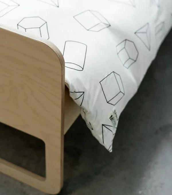 NUNUNU Super Soft Geometric Bedding Set