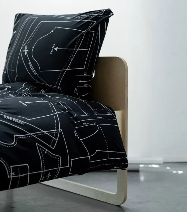 NUNUNU Super Soft Sewing Pattern Bedding Set