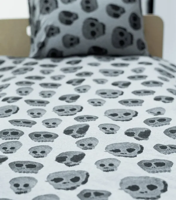 NUNUNU Super Soft Water Skull Bedding Set