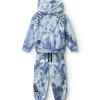 NUNUNU Tie Dye Hooded Set