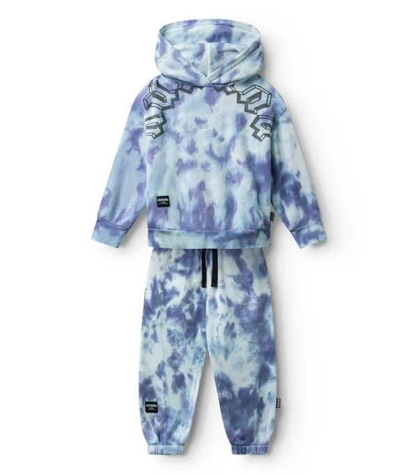 NUNUNU Tie Dye Hooded Set