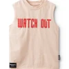 NUNUNU Watch Out Sleeveless Shirt