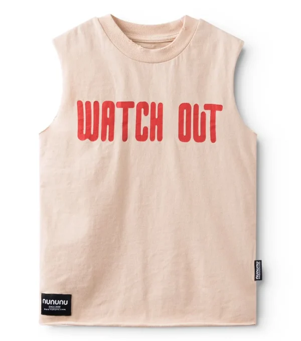 NUNUNU Watch Out Sleeveless Shirt