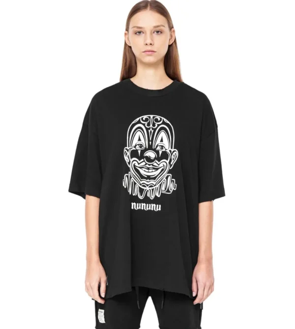 NUNUNU Women'S Clown Oversize T-Shirt