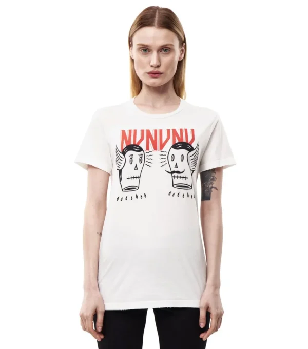 NUNUNU Women'S Drawing T-Shirt