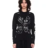 NUNUNU Women'S Multi Skull Shirt